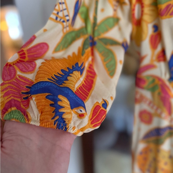 Farm Rio for Anthropologie Wrap Maxi Dress - Picture 4 of 9